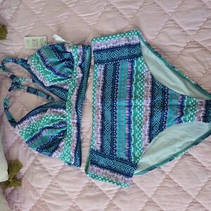 Cupshe Multicolor Patterned Bikini